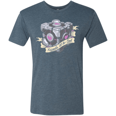 T-Shirts Indigo / Small Friends till the End Men's Triblend T-Shirt