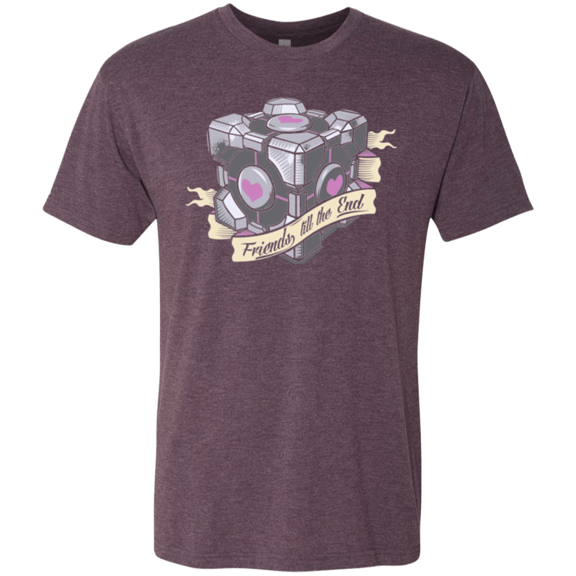 T-Shirts Vintage Purple / Small Friends till the End Men's Triblend T-Shirt