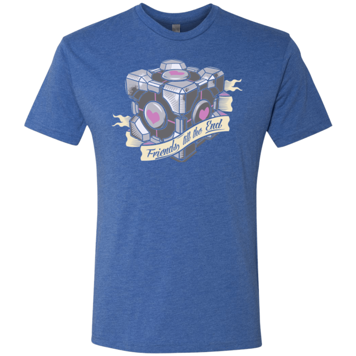 T-Shirts Vintage Royal / Small Friends till the End Men's Triblend T-Shirt
