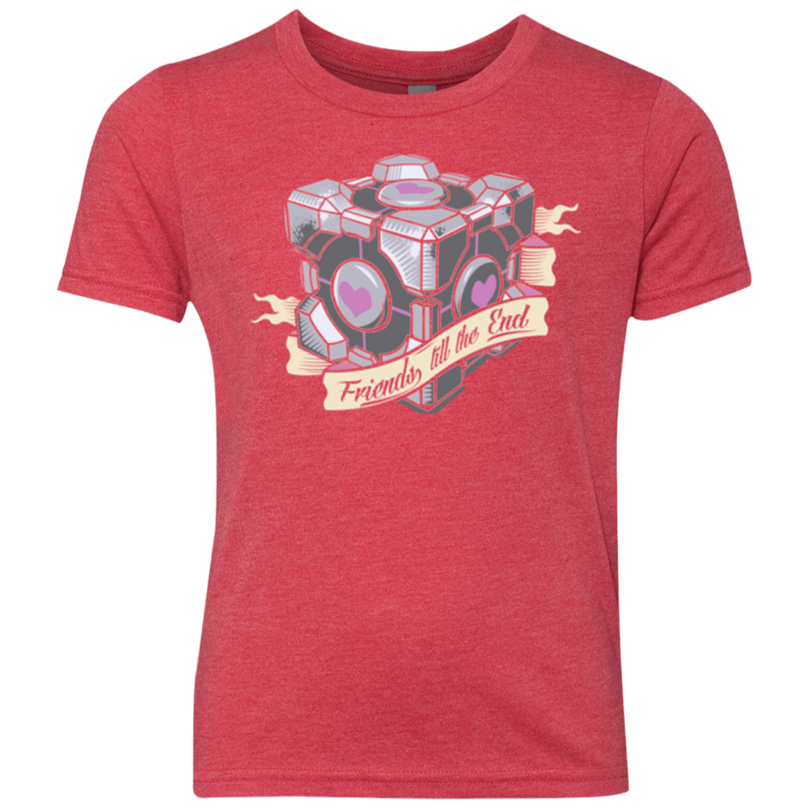 T-Shirts Vintage Red / YXS Friends till the End Youth Triblend T-Shirt