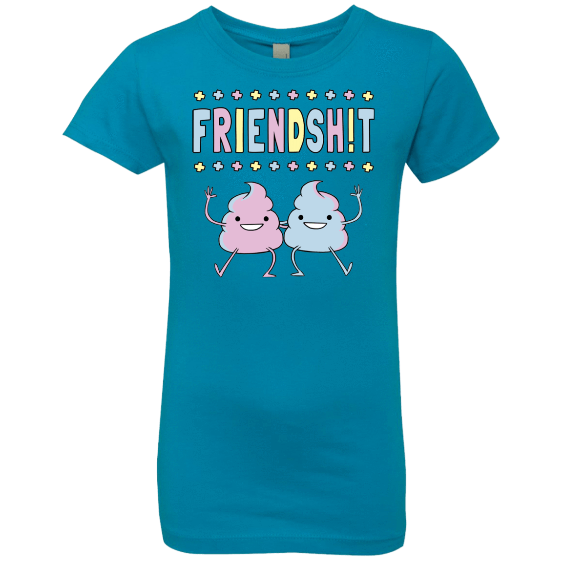 T-Shirts Turquoise / YXS Friendsh!t Girls Premium T-Shirt