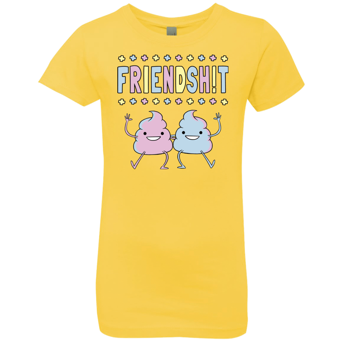 T-Shirts Vibrant Yellow / YXS Friendsh!t Girls Premium T-Shirt