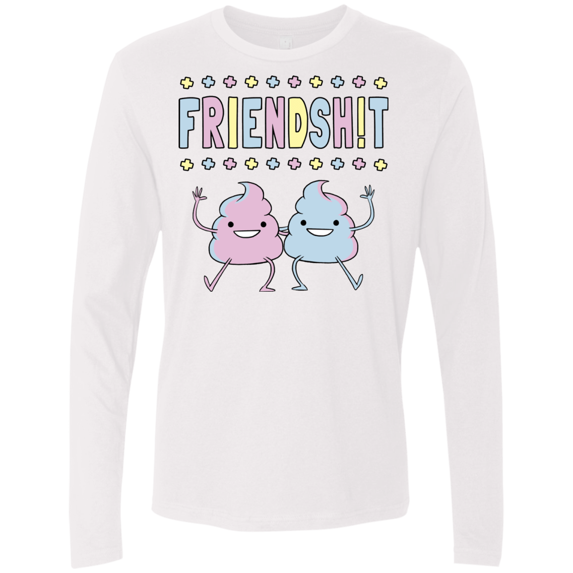 T-Shirts White / S Friendsh!t Men's Premium Long Sleeve