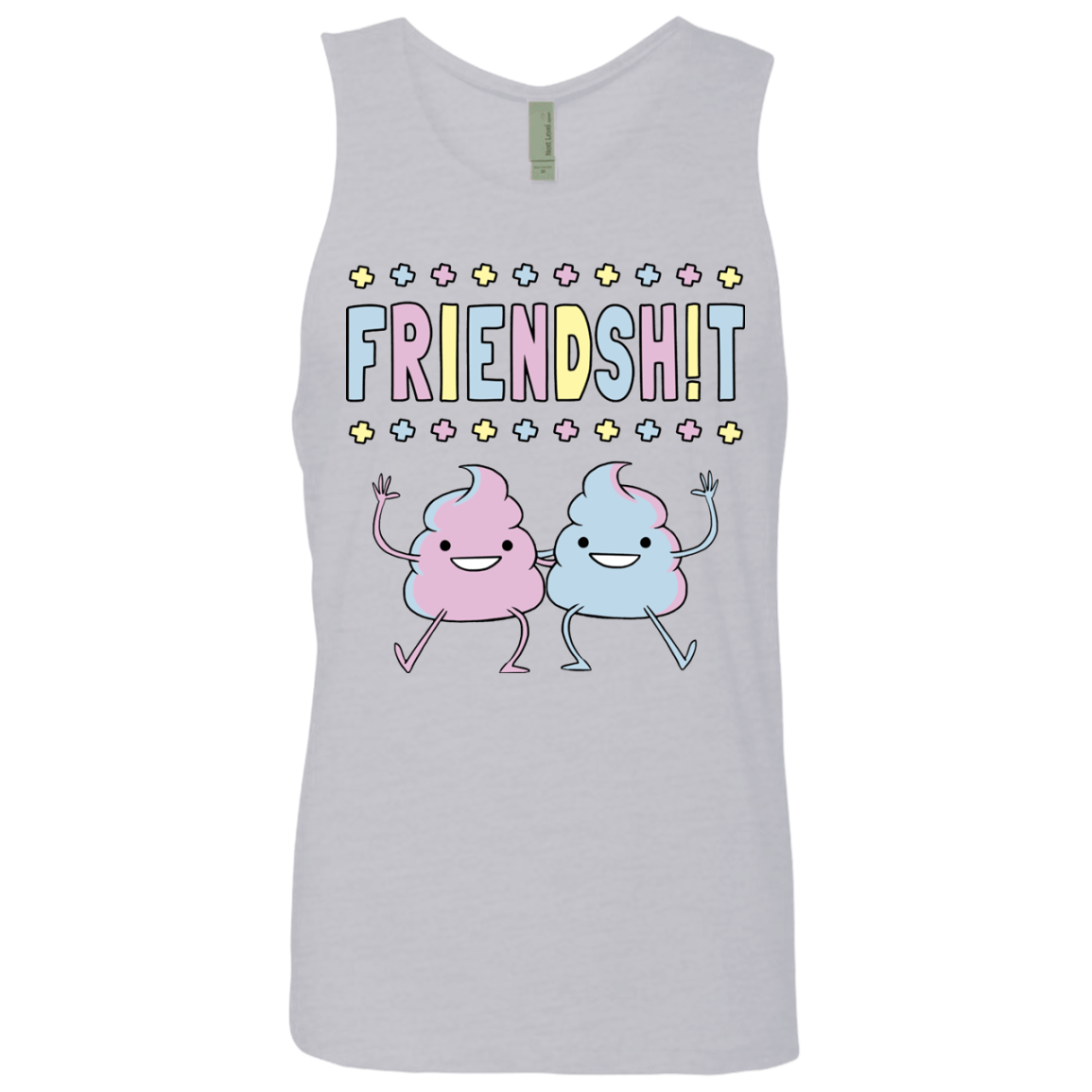 T-Shirts Heather Grey / S Friendsh!t Men's Premium Tank Top