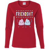 T-Shirts Red / S Friendsh!t Women's Long Sleeve T-Shirt
