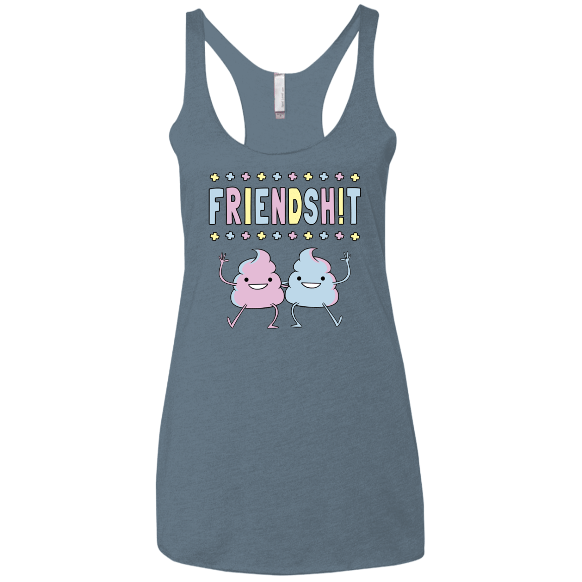 Friendsh!t Women's Triblend Racerback Tank