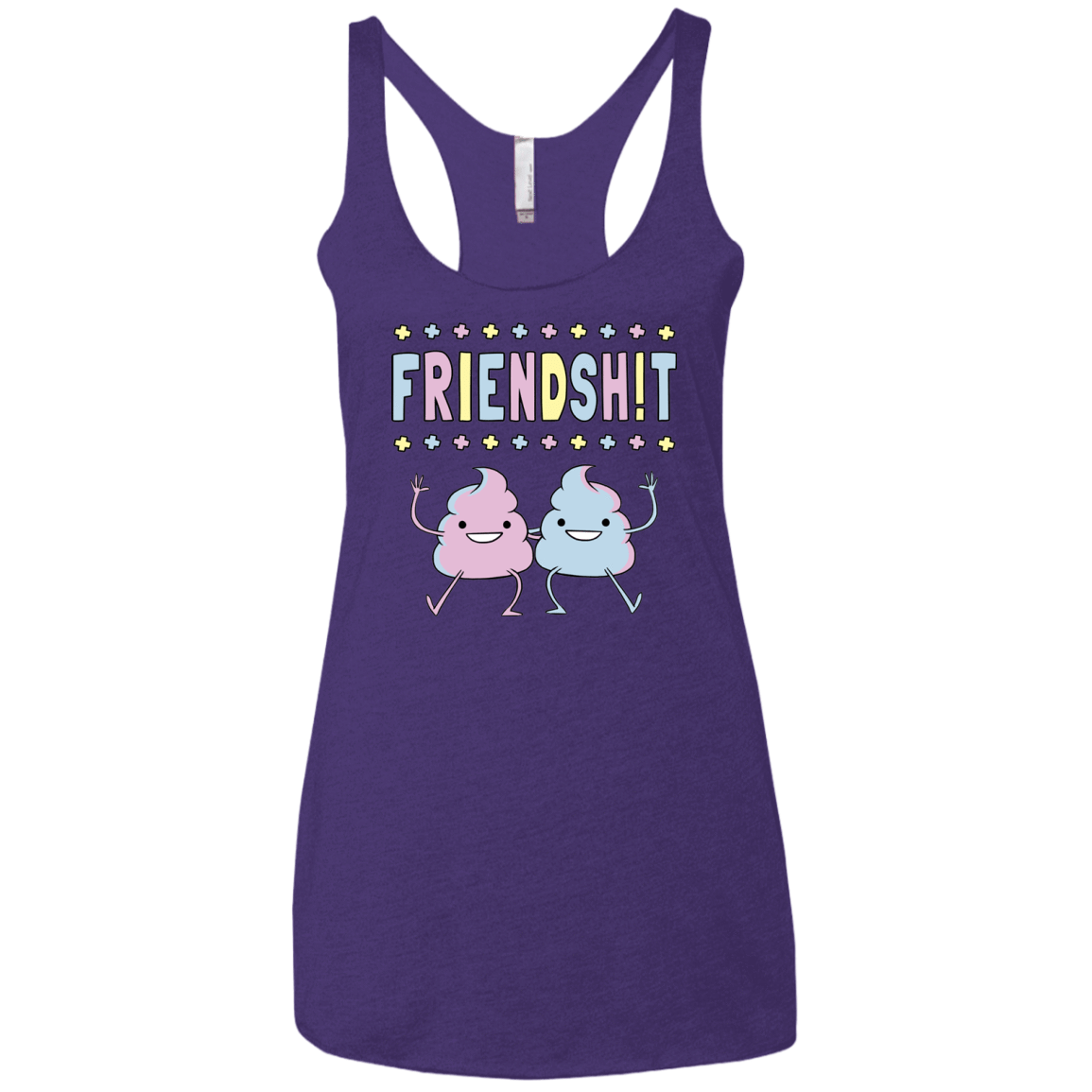 T-Shirts Purple Rush / X-Small Friendsh!t Women's Triblend Racerback Tank