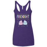 T-Shirts Purple Rush / X-Small Friendsh!t Women's Triblend Racerback Tank