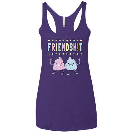 T-Shirts Purple Rush / X-Small Friendsh!t Women's Triblend Racerback Tank