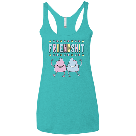 T-Shirts Tahiti Blue / X-Small Friendsh!t Women's Triblend Racerback Tank