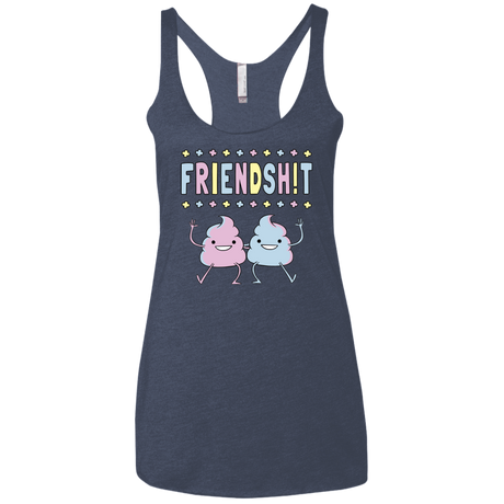T-Shirts Vintage Navy / X-Small Friendsh!t Women's Triblend Racerback Tank