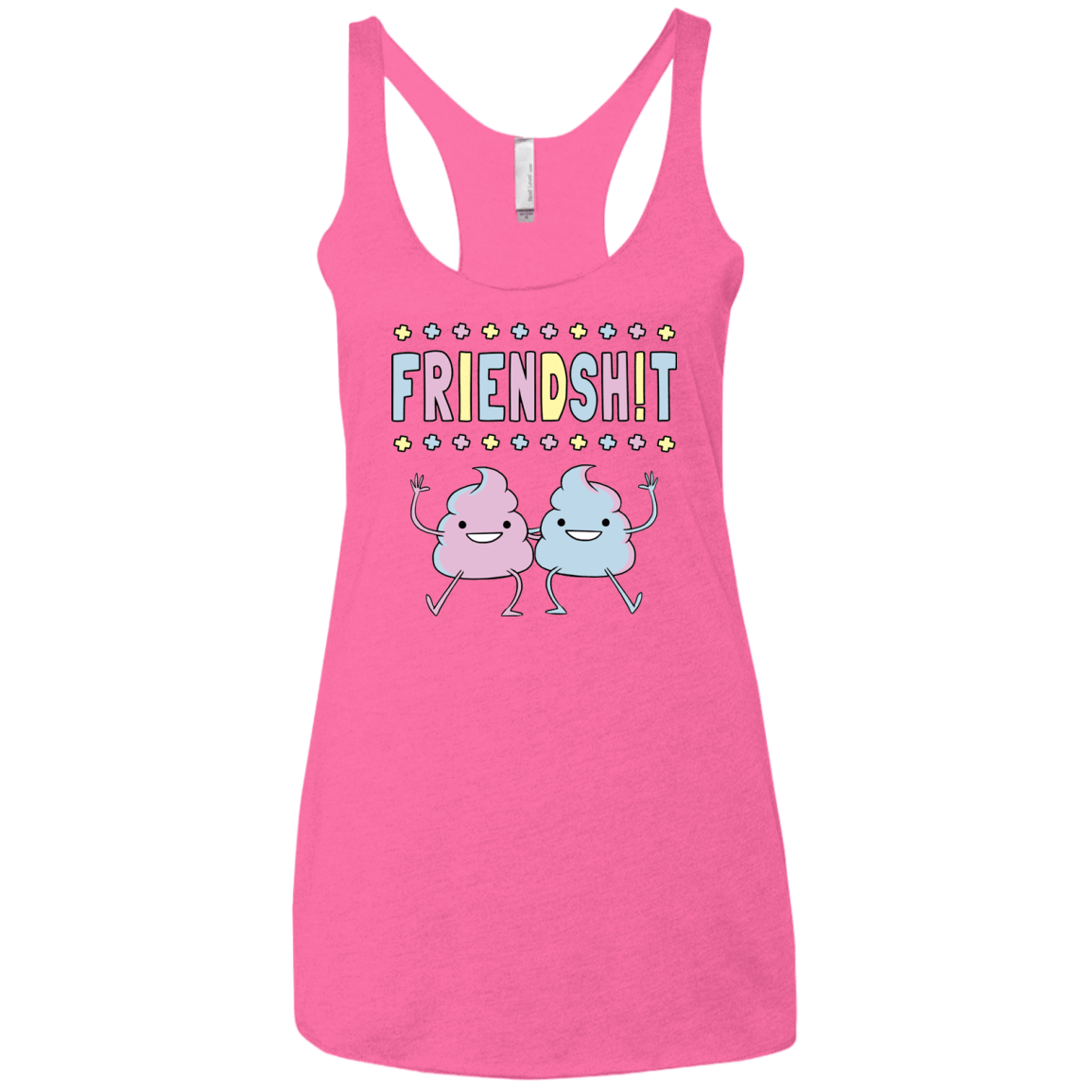 T-Shirts Vintage Pink / X-Small Friendsh!t Women's Triblend Racerback Tank