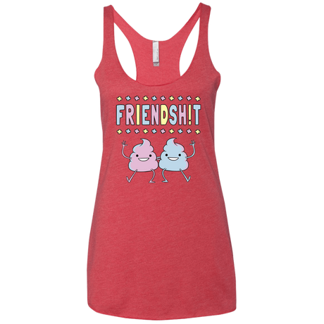 T-Shirts Vintage Red / X-Small Friendsh!t Women's Triblend Racerback Tank