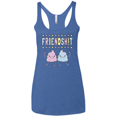 T-Shirts Vintage Royal / X-Small Friendsh!t Women's Triblend Racerback Tank