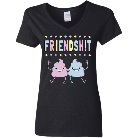 T-Shirts Black / S Friendsh!t Women's V-Neck T-Shirt