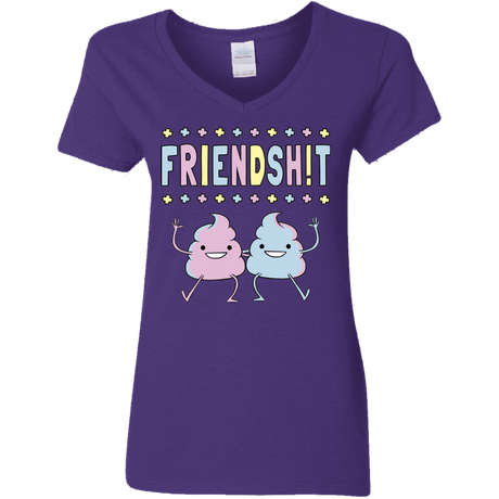 T-Shirts Purple / S Friendsh!t Women's V-Neck T-Shirt