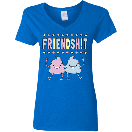 T-Shirts Royal / S Friendsh!t Women's V-Neck T-Shirt