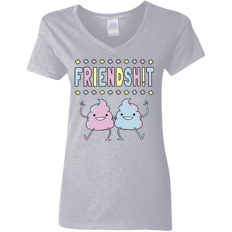 T-Shirts Sport Grey / S Friendsh!t Women's V-Neck T-Shirt