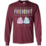 T-Shirts Maroon / YS Friendsh!t Youth Long Sleeve T-Shirt