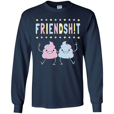 T-Shirts Navy / YS Friendsh!t Youth Long Sleeve T-Shirt
