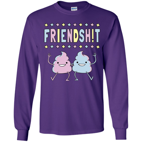 T-Shirts Purple / YS Friendsh!t Youth Long Sleeve T-Shirt