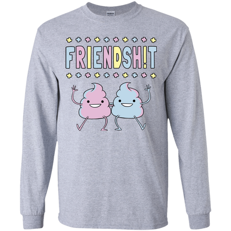 T-Shirts Sport Grey / YS Friendsh!t Youth Long Sleeve T-Shirt