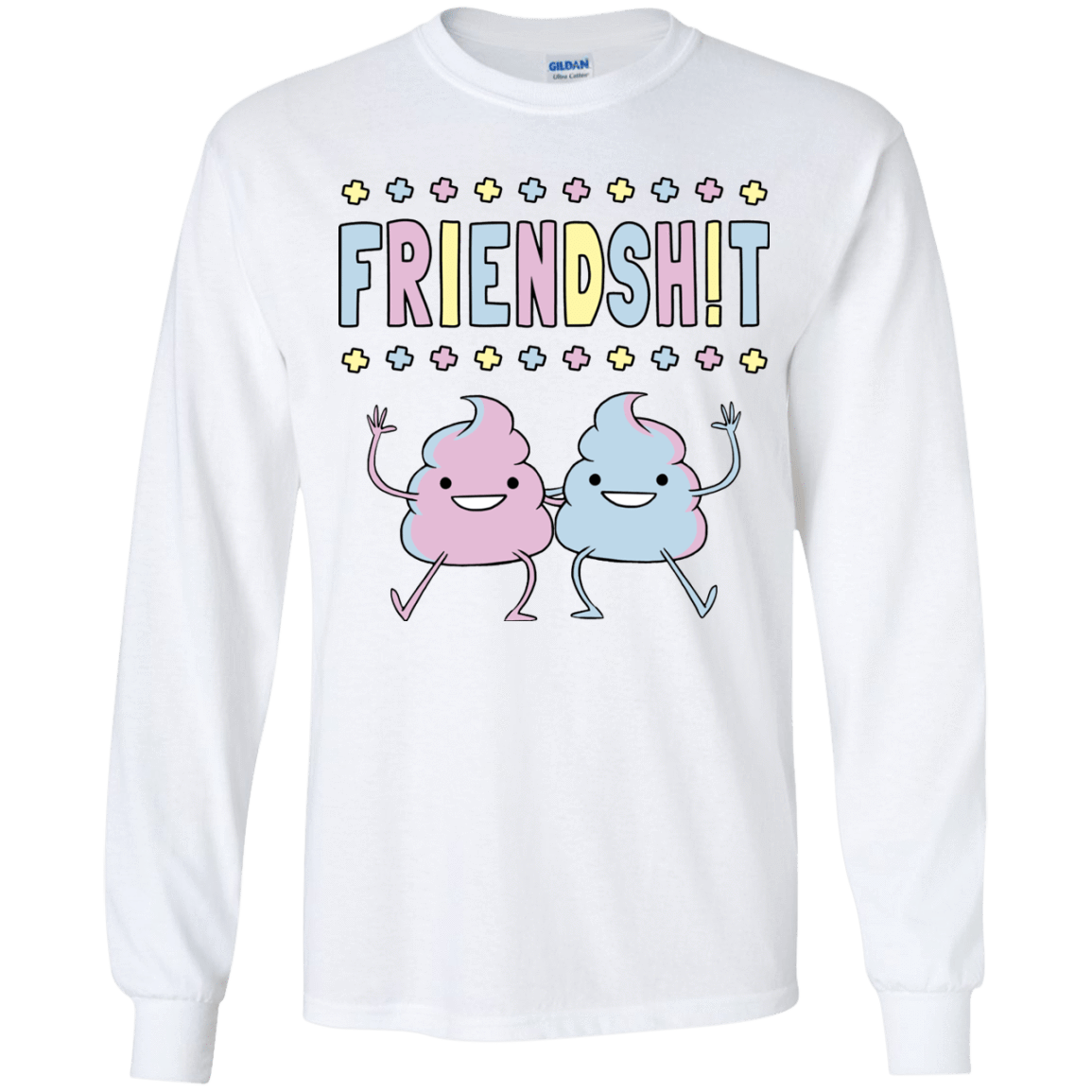 T-Shirts White / YS Friendsh!t Youth Long Sleeve T-Shirt