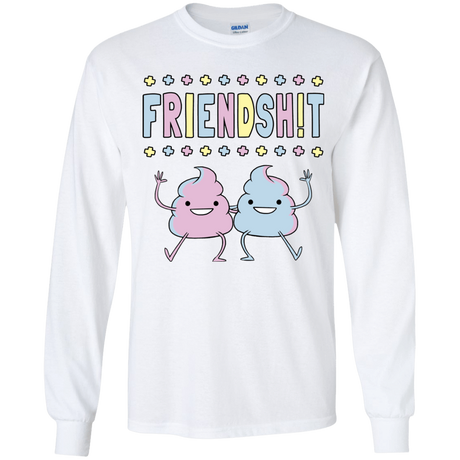 T-Shirts White / YS Friendsh!t Youth Long Sleeve T-Shirt