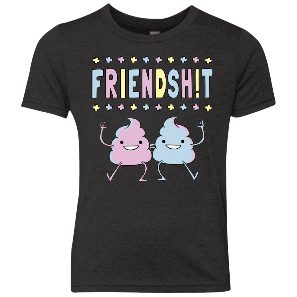 T-Shirts Vintage Black / YXS Friendsh!t Youth Triblend T-Shirt