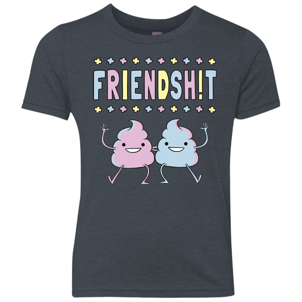 T-Shirts Vintage Navy / YXS Friendsh!t Youth Triblend T-Shirt