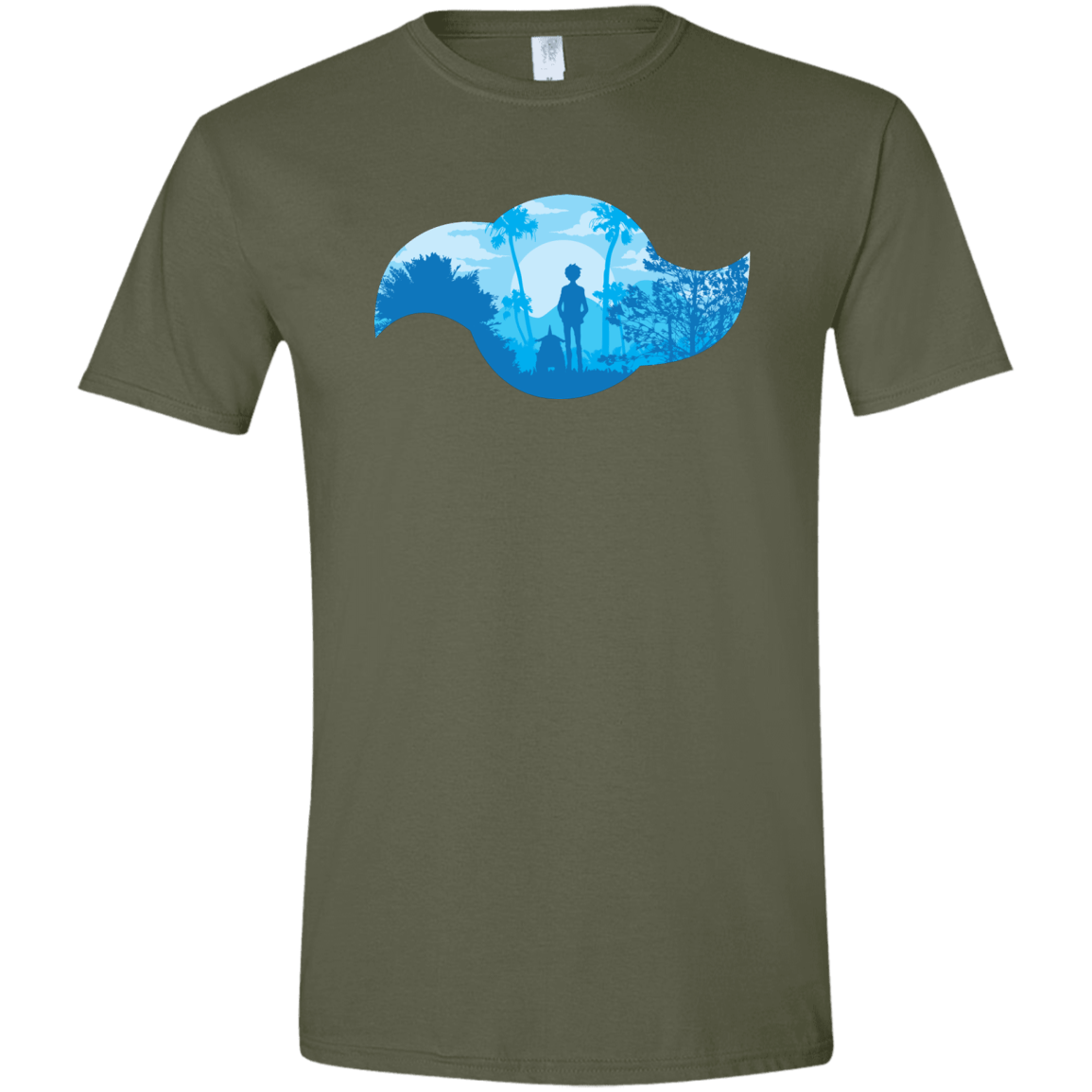 T-Shirts Military Green / S Friendship Men's Semi-Fitted Softstyle