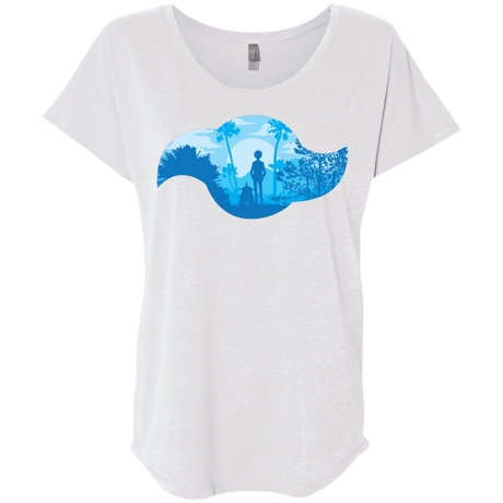 T-Shirts Heather White / X-Small Friendship Triblend Dolman Sleeve