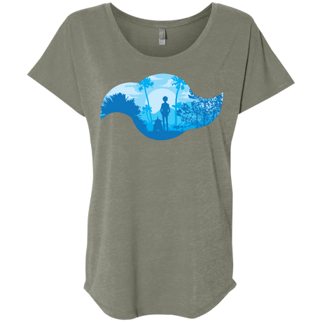 T-Shirts Venetian Grey / X-Small Friendship Triblend Dolman Sleeve