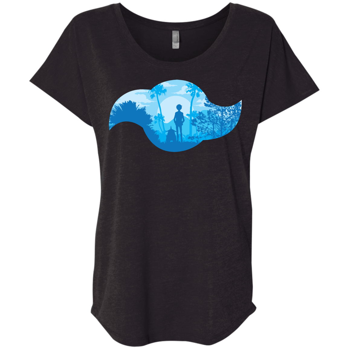 T-Shirts Vintage Black / X-Small Friendship Triblend Dolman Sleeve