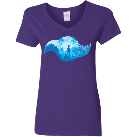 T-Shirts Purple / S Friendship Women's V-Neck T-Shirt