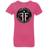 T-Shirts Hot Pink / YXS Fringe Logo Vintage Girls Premium T-Shirt