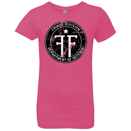 T-Shirts Hot Pink / YXS Fringe Logo Vintage Girls Premium T-Shirt