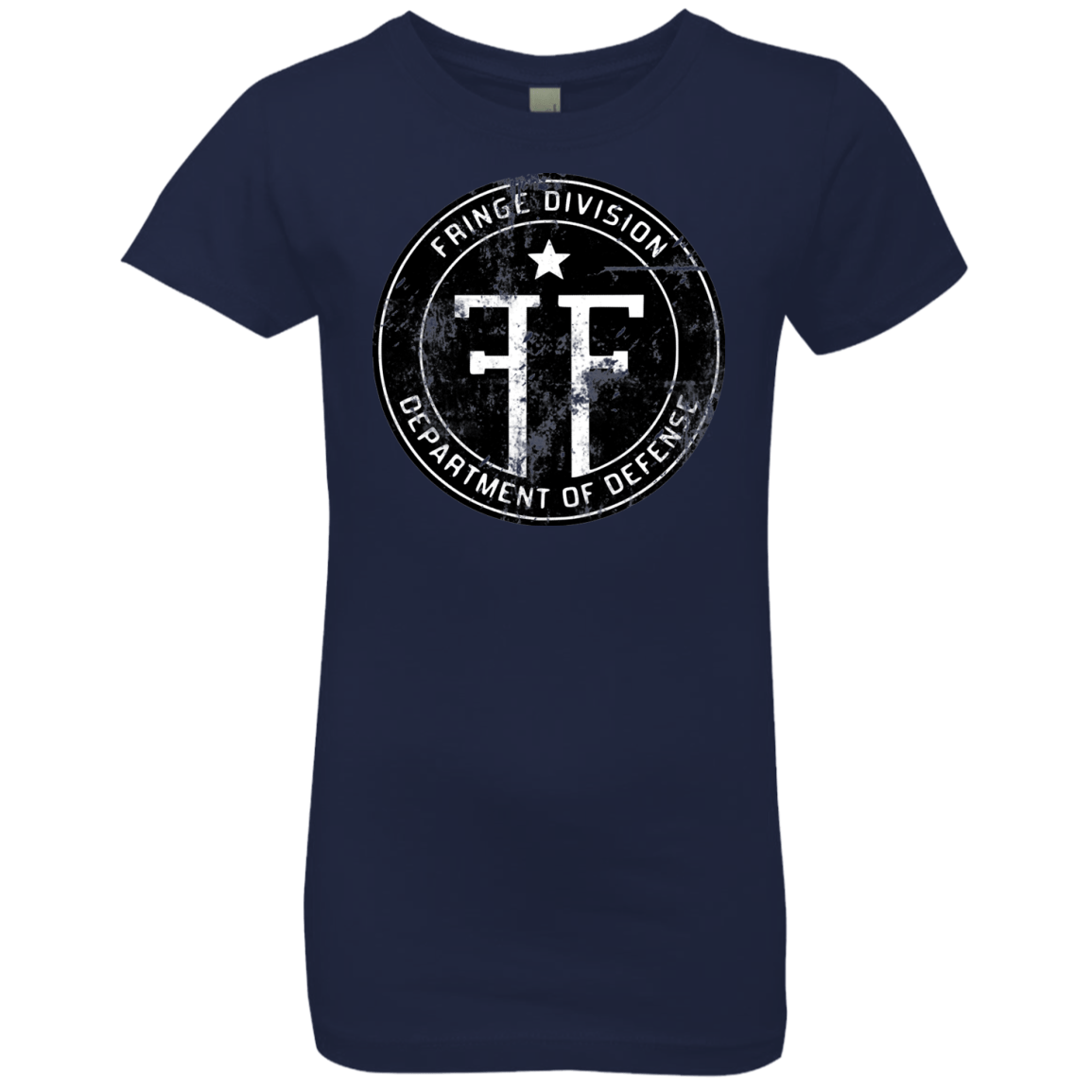T-Shirts Midnight Navy / YXS Fringe Logo Vintage Girls Premium T-Shirt