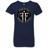 T-Shirts Midnight Navy / YXS Fringe Logo Vintage Girls Premium T-Shirt