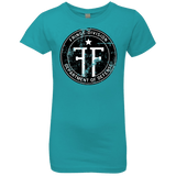 T-Shirts Tahiti Blue / YXS Fringe Logo Vintage Girls Premium T-Shirt