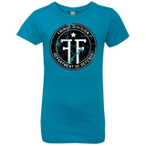 T-Shirts Turquoise / YXS Fringe Logo Vintage Girls Premium T-Shirt