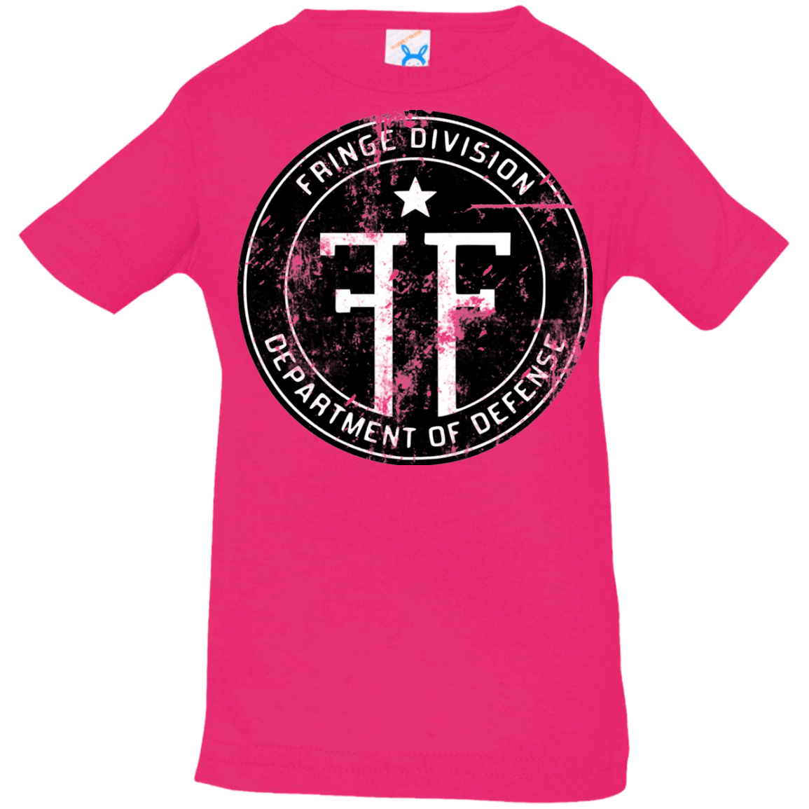 T-Shirts Hot Pink / 6 Months Fringe Logo Vintage Infant PremiumT-Shirt