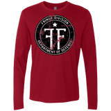 T-Shirts Cardinal / Small Fringe Logo Vintage Men's Premium Long Sleeve