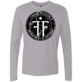 T-Shirts Heather Grey / Small Fringe Logo Vintage Men's Premium Long Sleeve