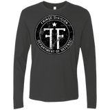 T-Shirts Heavy Metal / Small Fringe Logo Vintage Men's Premium Long Sleeve