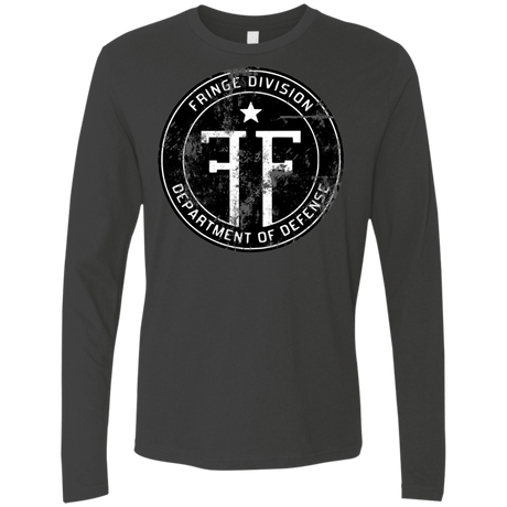 T-Shirts Heavy Metal / Small Fringe Logo Vintage Men's Premium Long Sleeve