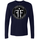 T-Shirts Midnight Navy / Small Fringe Logo Vintage Men's Premium Long Sleeve