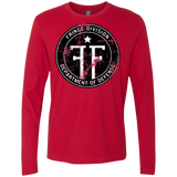 T-Shirts Red / Small Fringe Logo Vintage Men's Premium Long Sleeve