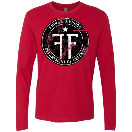 T-Shirts Red / Small Fringe Logo Vintage Men's Premium Long Sleeve