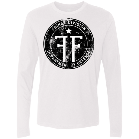 T-Shirts White / Small Fringe Logo Vintage Men's Premium Long Sleeve